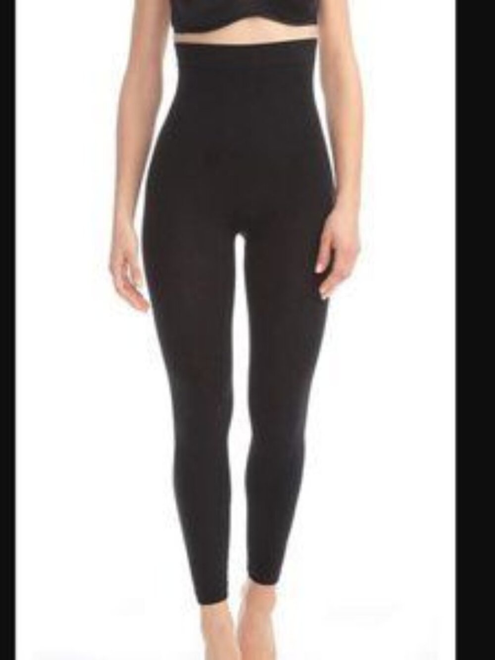 NWOT FIRMA ENERGYWEAR Nylon Elastane High Rise Compression Black Leggings Size M